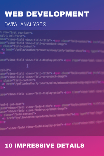 Web Development Data Analysis 10 Impressive Details